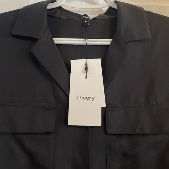 NEW Theory Notch Shirt Relaxed - Picture 3 of 7